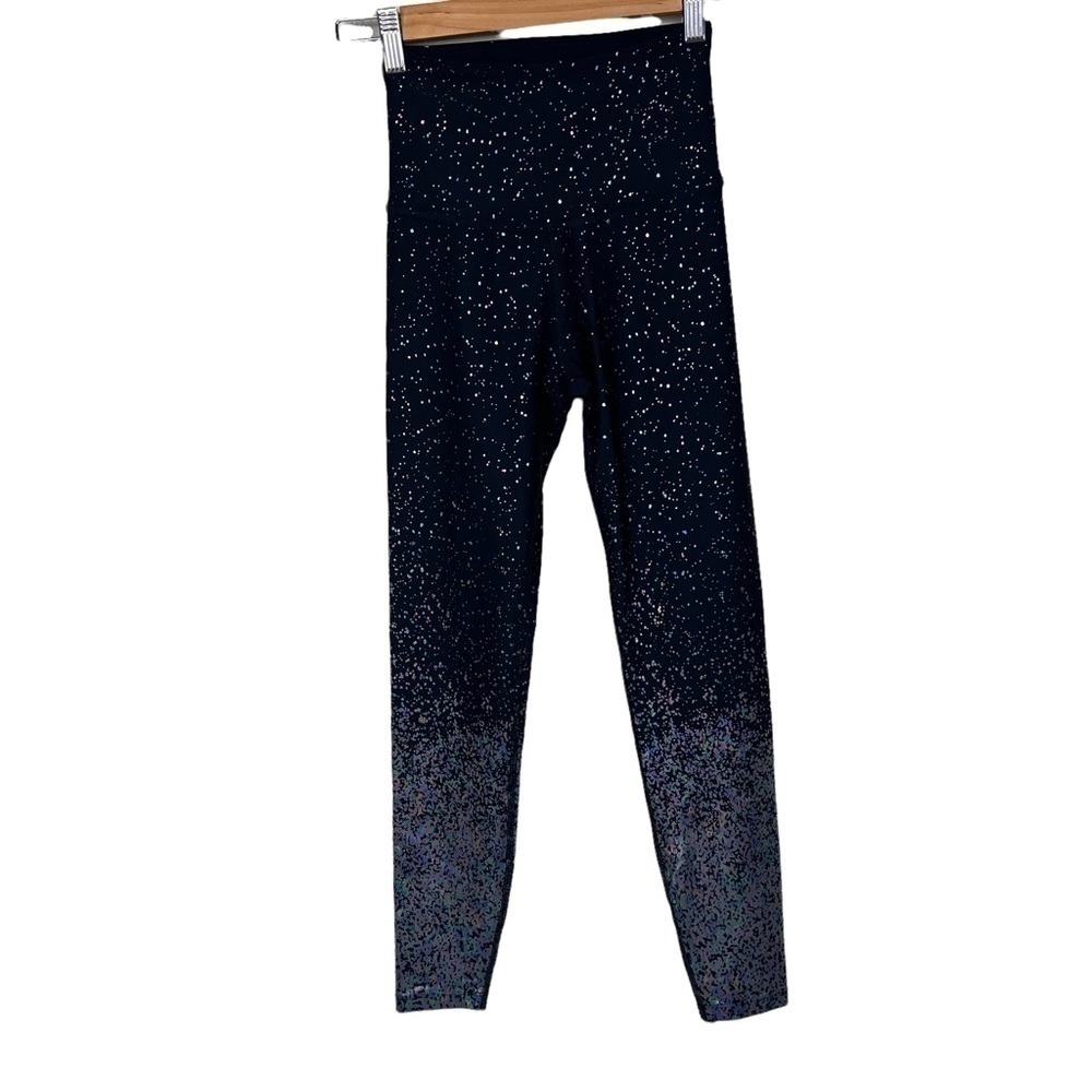Beyond Yoga Alloy Ombre High Waisted Midi Legging Speckled Metallic